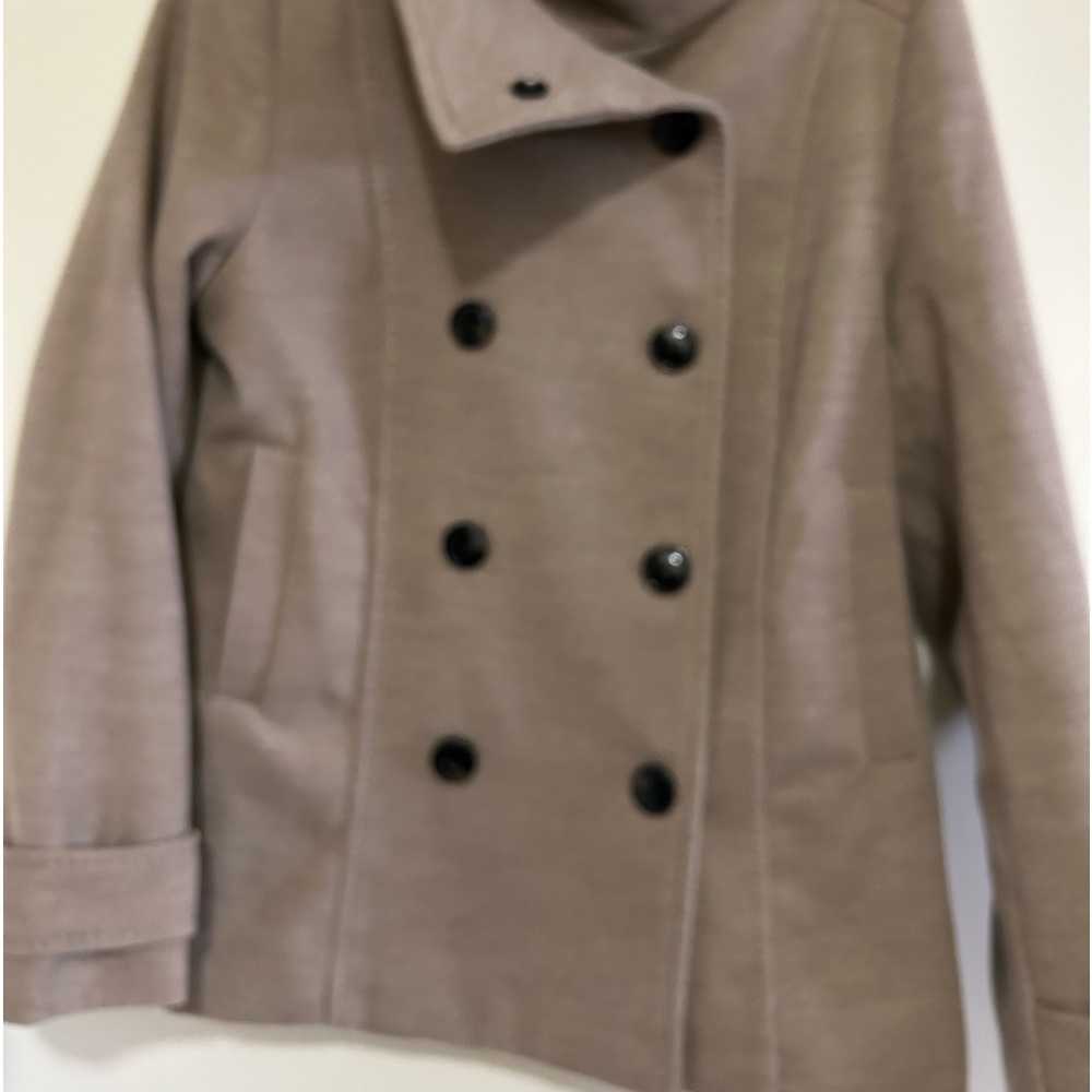 Tan Wool Coat - image 1